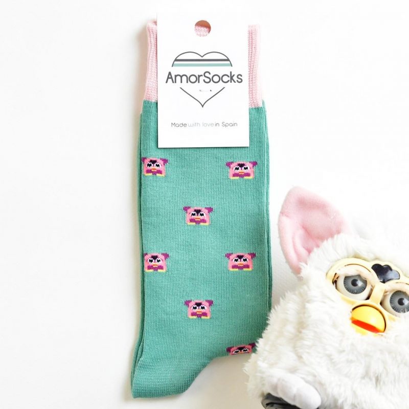 AmorSocks Furby Green